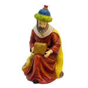 O-WELL Nativity Wiseman King Of Orient HandPainted Porcelain Replacement Vintage
